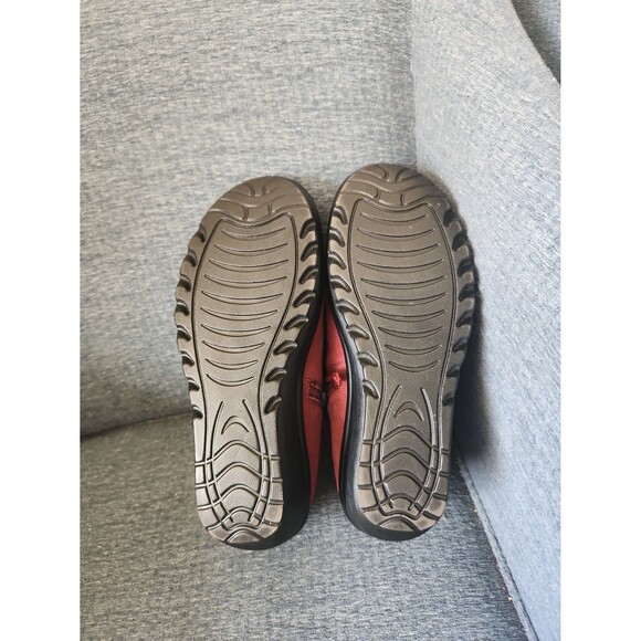 Skechers Women's Parallel Ditto Suede Wedge Heel Ankle Boots Size 9 Burgundy Red - Picture 8 of 9